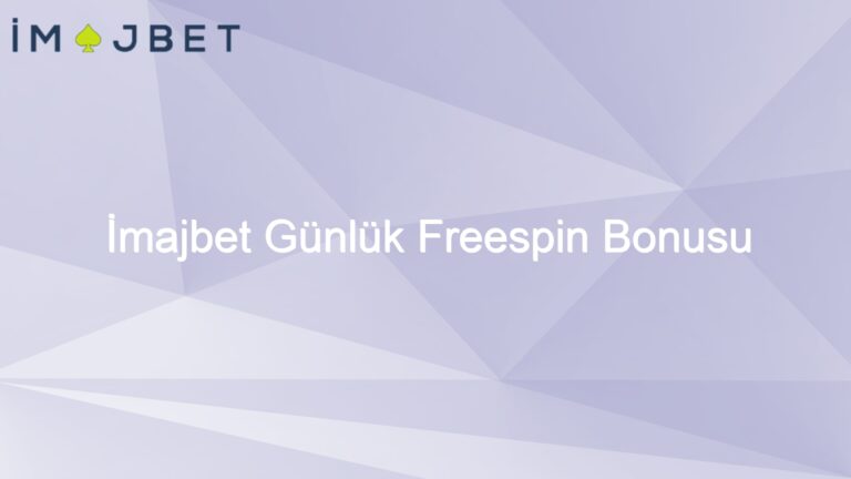İmajbet Günlük Freespin Bonusu